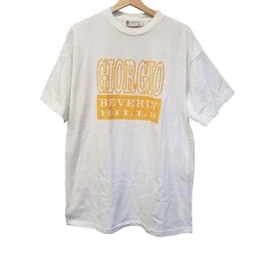 Giorgio Beverly Hills T Shirt Vintage 90s Classic Logo Tee Read For Size No Tag